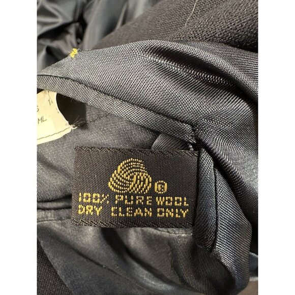 Vtg Brooks Brothers Blazer Mens‎ 43 Blue Brooksease Wool Gold Buttons Flaw - Picture 13 of 16